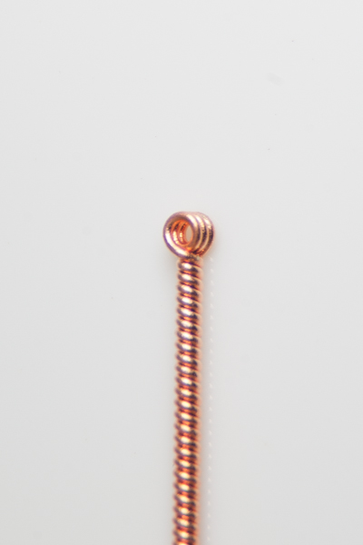 Corporal needles 0.30x75mm (copper handle) (100 pcs)